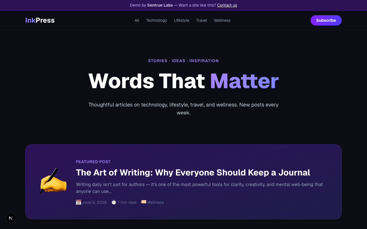 InkPress Blog
